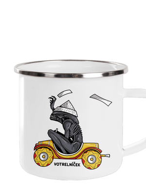 Votrelníček plecháčik White