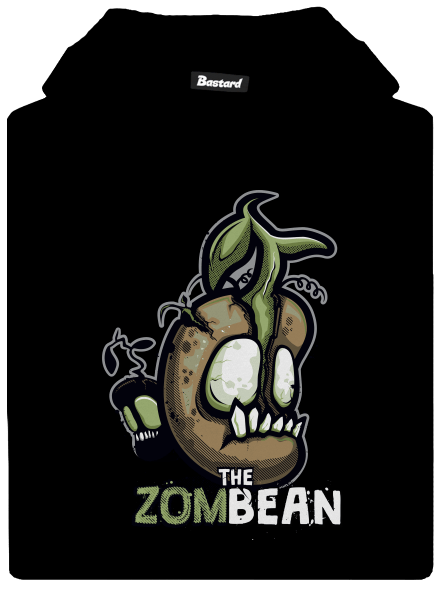 Zombean detská mikina klokanka Black