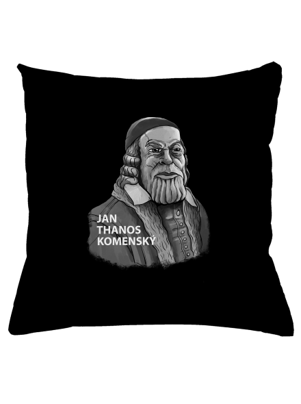 Jan Thanos Komenský vankúš Black