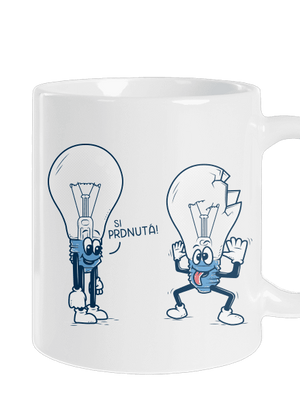 Prdlá klasický hrnček White