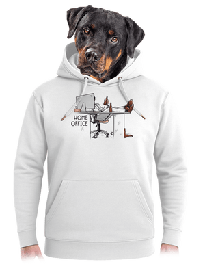 Home Office unisex mikina premium Snowwhite