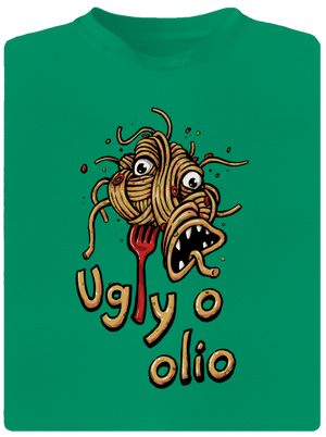 Ugly o olio detské športové tričko Kelly Green Mal