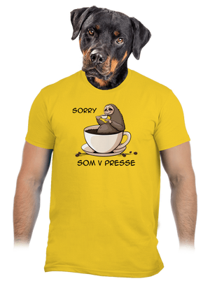 V presse pánske tričko Gold