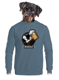 unisex mikina bez kapucne