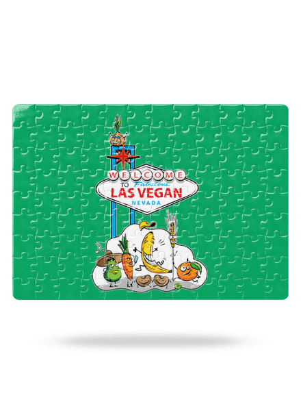 Las Vegan puzzle White