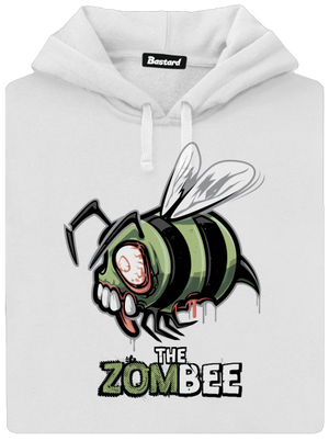 ZomBee dámska mikina klokanka White