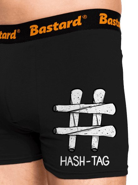 Hash tag boxerky Black
