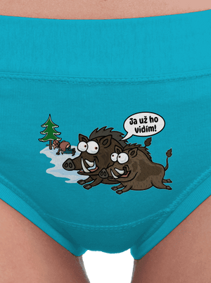 Ja už ho vidím dámske nohavičky Turquoise