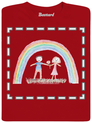 Detské kresby - Nahraj vlastnú detské tričko Red