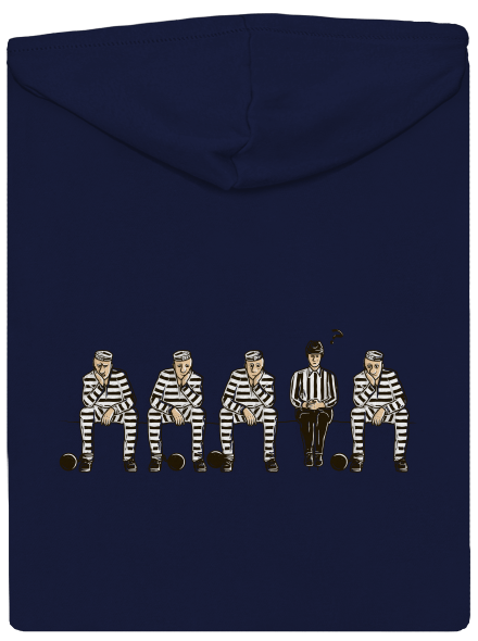 Nevinný pánska mikina na zips Navy