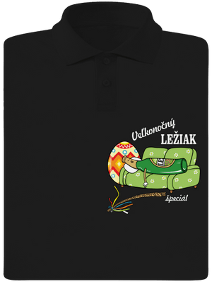 Veľkonočný ležiak pánska polokošeľa Black