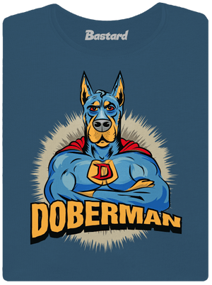 Doberman dámske tričko prémium Petrol Blue