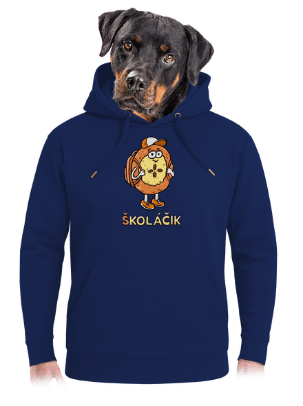 Školáčik unisex mikina premium Navy