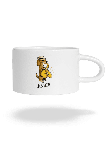 Jazzvečík hrnček makronka White