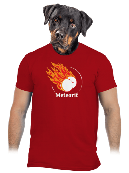 Meteoriť pánske tričko Red