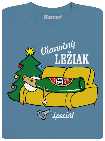 Vianočný ležiak pánske tričko Stone Blue