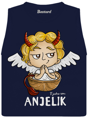 Anjelik dámske tielko voľné Navy