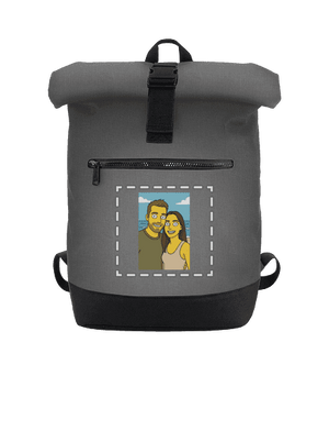 Simpsonovi z vlastnej fotky batoh Grey Marl