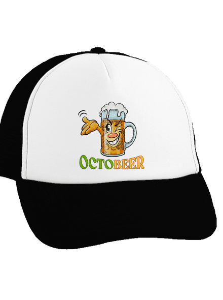 Octobeer šiltovka truckerka Black cap