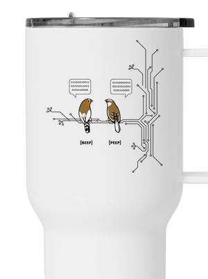 Beep and Peep termohrnček White