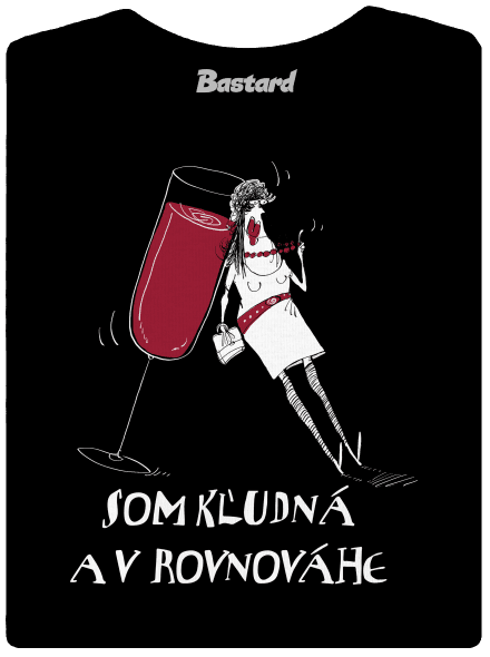 Pokojná rovnováha dámske tričko Black