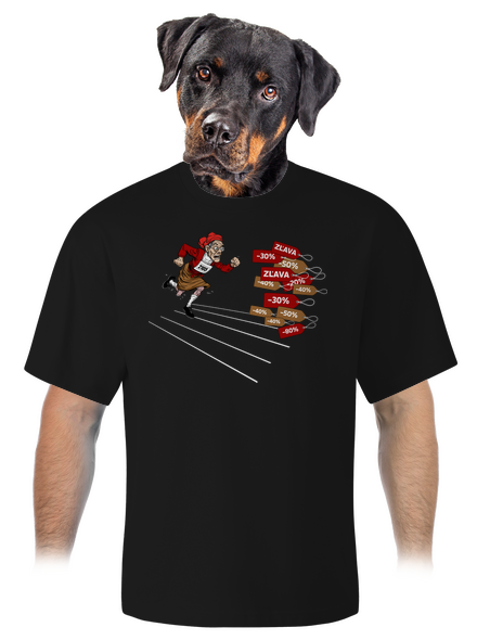 Zľavy! unisex tričko oversized Black