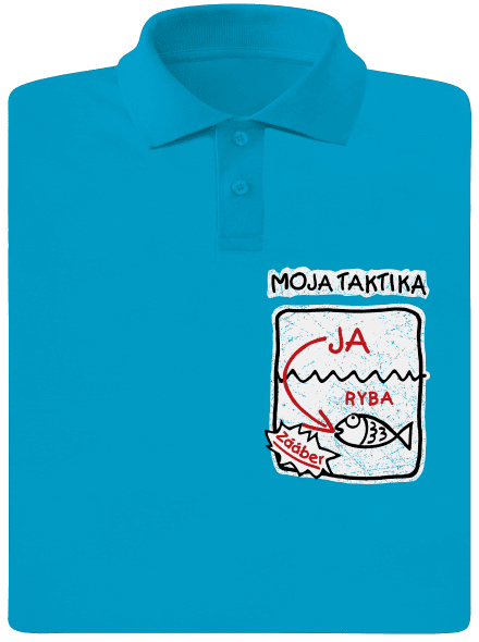 Rybárska taktika pánska polokošeľa Blue Atol