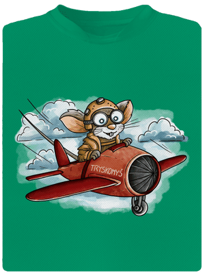 Tryskomyš detské športové tričko Kelly Green Mal