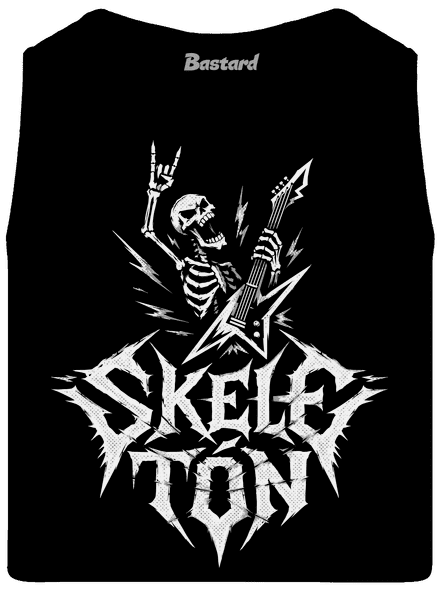 Skeletón pánske tielko Black