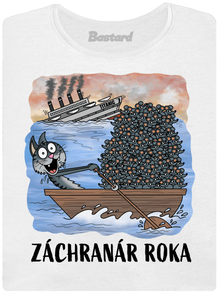 Záchranár roka dámske tričko prémium White