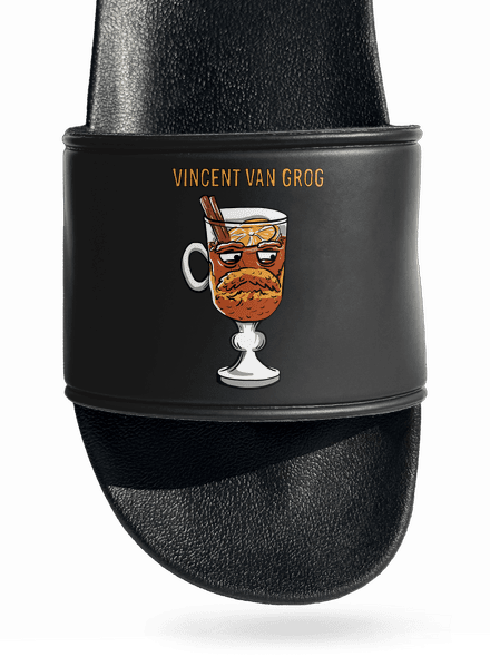 Vincent van Grog šľapky Black