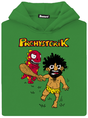 Prehysterik detská mikina klokanka Kelly Green AWD