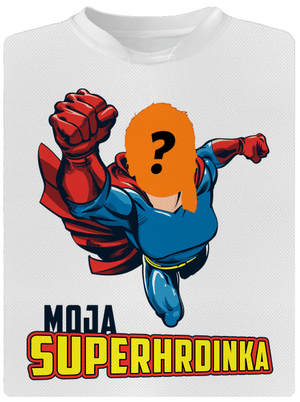 Moja superhrdinka detské športové tričko White