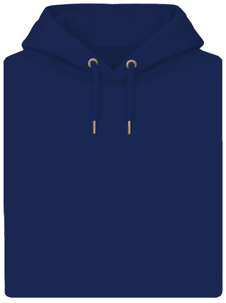 Bez potlače unisex mikina premium Navy