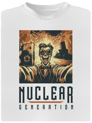 Nuclear generation pánske športové tričko White