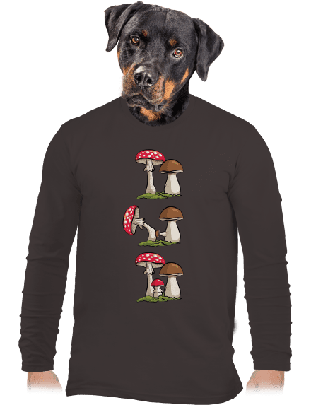 Z hubárskej kroniky pánske dlhý rukáv Bear Brown