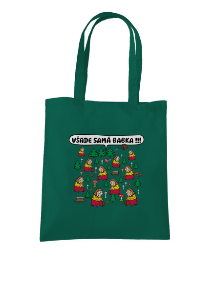 Všade samá babka taška Bottle Green WM