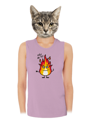 Páli mi to dámske tielko voľné Lilac