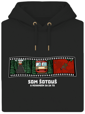 Som šotouš unisex mikina premium Dark Black