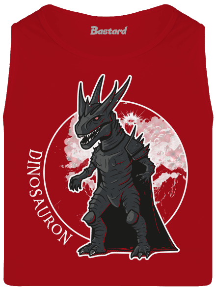 Dinosauron pánske tielko Red