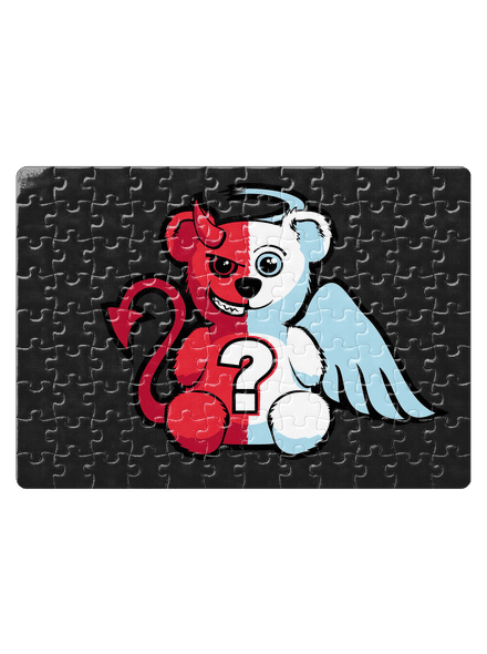 Anjel vs. diabol puzzle White