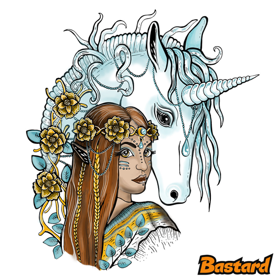 Elfka s jednorožcom