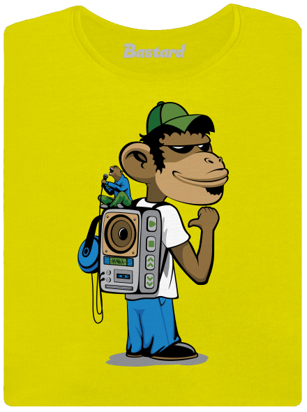 Boombox backpack dámske tričko prémium Lemon
