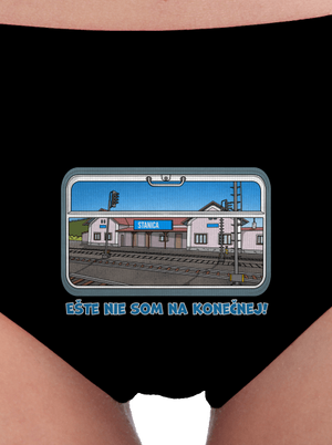 Nie som na konečnej dámske nohavičky Black