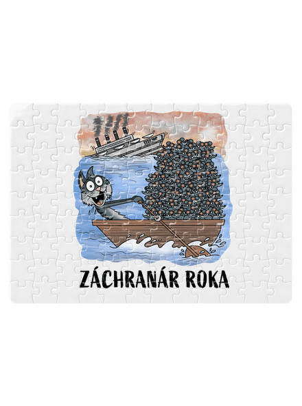 Záchranár roka puzzle White