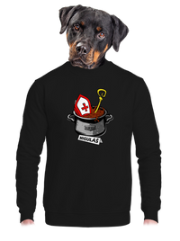 unisex mikina bez kapucne