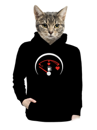dámska mikina klokanka