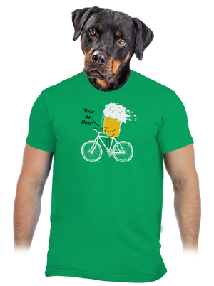 Tour de beer pánske tričko Kelly Green