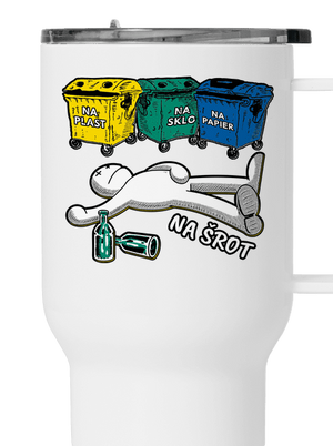 Tříděný odpad termohrnček White