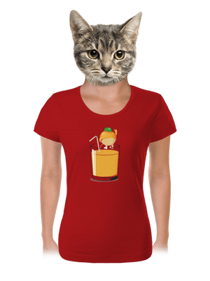 Opitý pomaranč dámske tričko Red Mal